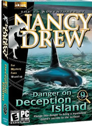 Nance Drew Danger on Deception Island box front