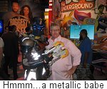 Hmmm...a metallic babe