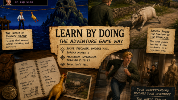 Why The Best Adventure Games Teach You The Rules Without Explaining Them